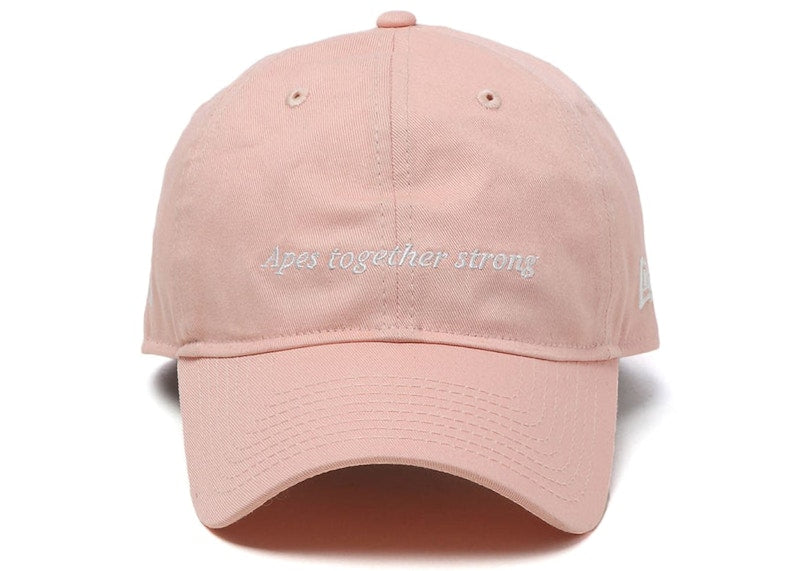 BAPE Black Message Cap Pink