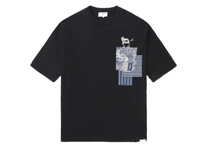 BAPE Black Patchwork Pocket Tee Black