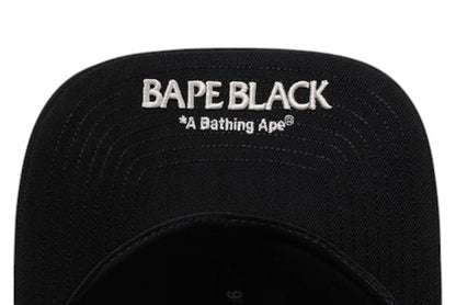 BAPE Black x New Era Logo Cap Black