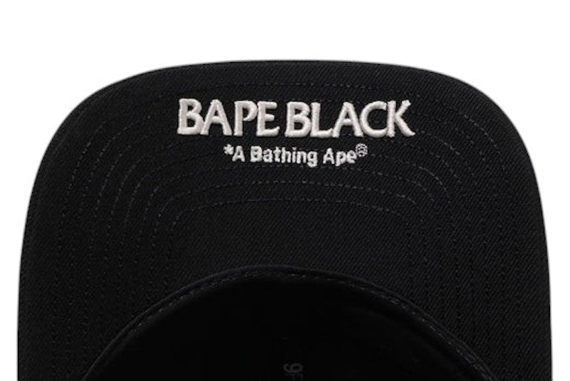 BAPE Black x New Era Logo Cap Black