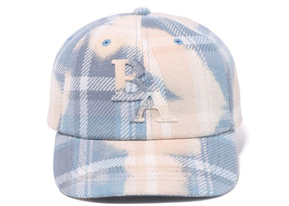 BAPE Bleached Check Panel Cap Sax