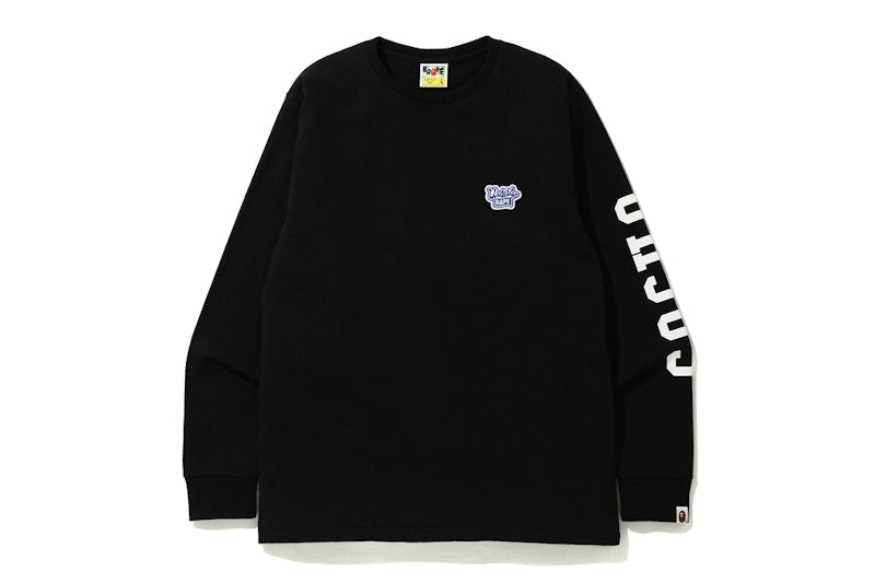 BAPE Blue Ribbon One Point Long Sleeve Tee Black