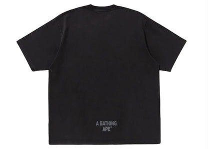 BAPE Blur Graphic Garment Dyed Tee Charcoal