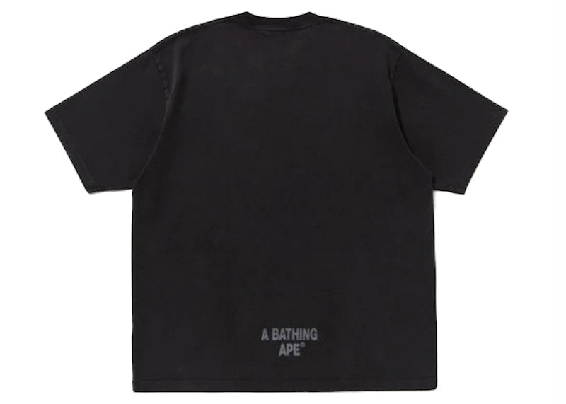 BAPE Blur Graphic Garment Dyed Tee Charcoal