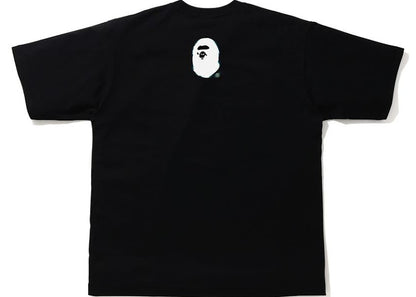 BAPE Blur Relaxed Fit Tee Black
