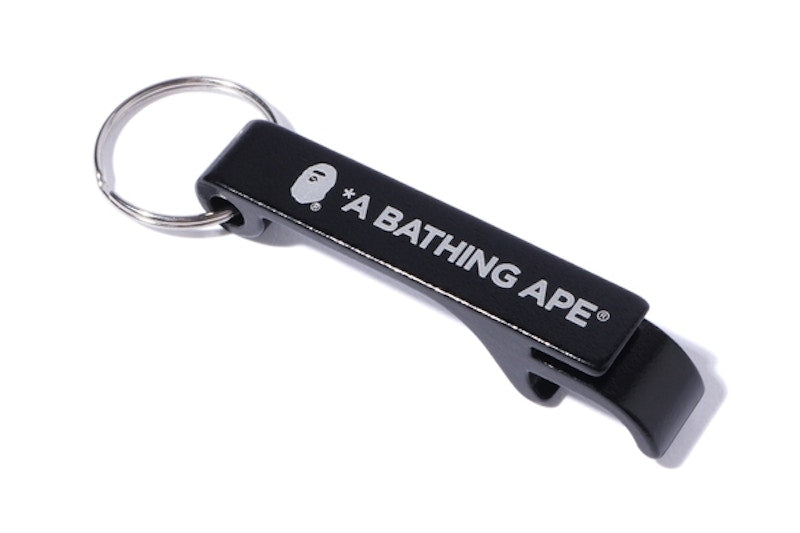 BAPE Bottle Opener Keychain Black