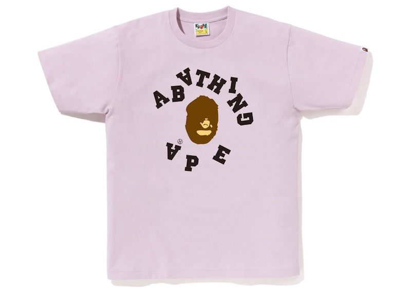 BAPE Broken College Tee (SS23) Purple
