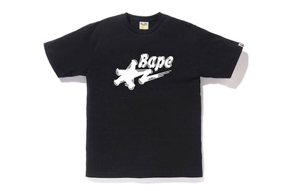 BAPE Brush Bape STA Logo Tee Black