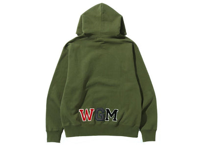 BAPE Busy Shark Relaxed Fit Pullover Hoodie (SS22) Olivedrab