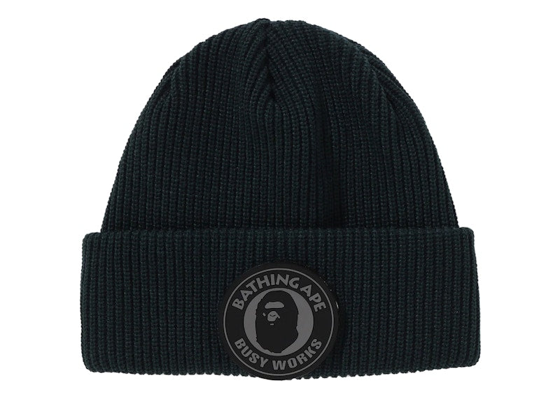 BAPE Busy Work Knit Cap Olivedrab