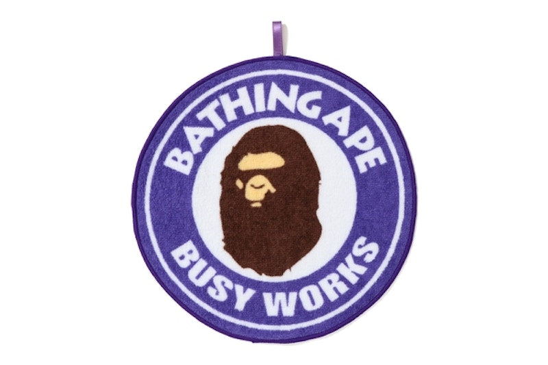 BAPE Busy Works Hand Towel Purple