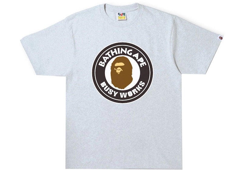 BAPE Busy Works Tee Gray