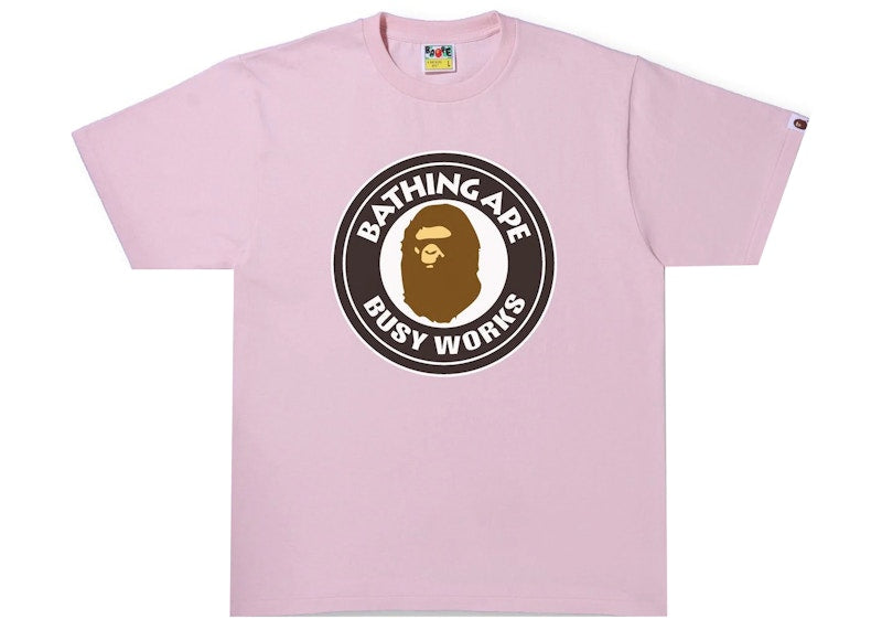 BAPE Busy Works Tee Pink