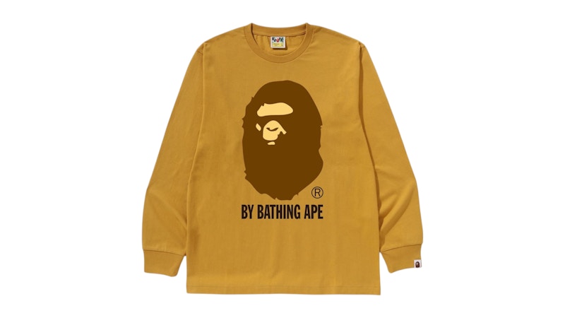 BAPE By Bathing Ape (FW25) L/S Tee Mustard Yellow