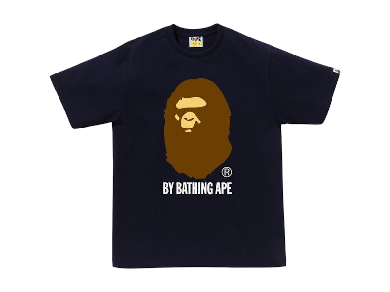 BAPE By Bathing Ape Logo Tee Navy