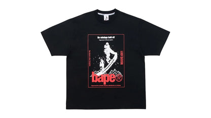 BAPE By Kazuki Kuraishi Skate Relaxed Fit Tee Black