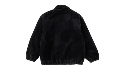BAPE Camo Fluffy Jacket Black