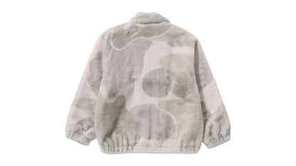 BAPE Camo Fluffy Jacket Ivory