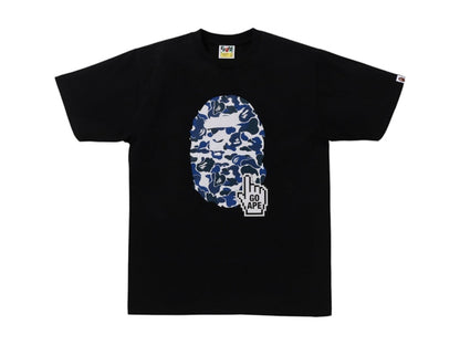 BAPE Camo Go Ape Pointer Big Ape Head Tee Black