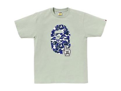 BAPE Camo Go Ape Pointer Big Ape Head Tee Green