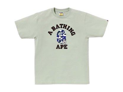 BAPE Camo Go Ape Pointer College Tee Green