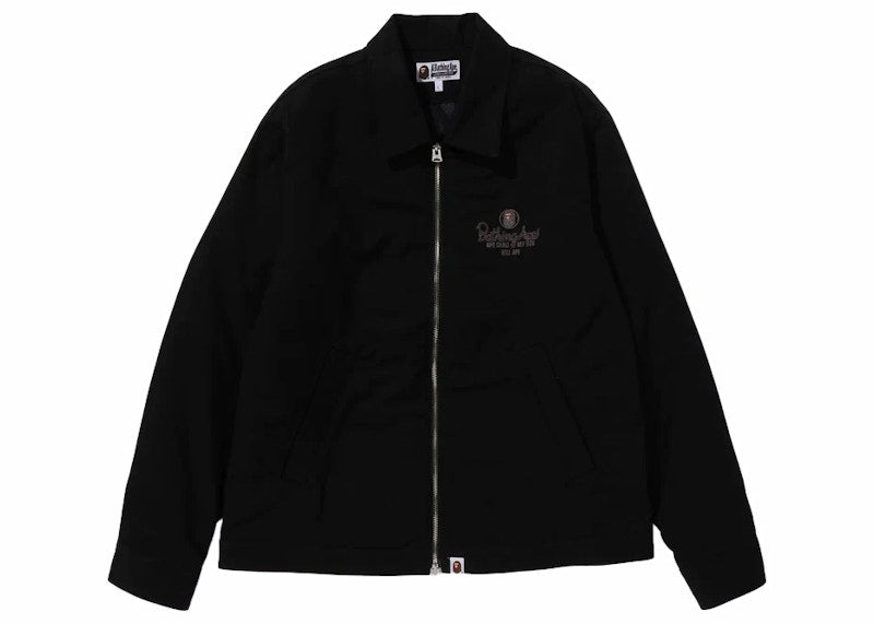 BAPE Canvas Work Jacket Black