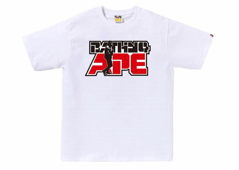BAPE Captain Logo Tee White