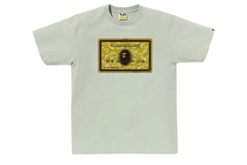 BAPE Card Tee Green/Gold