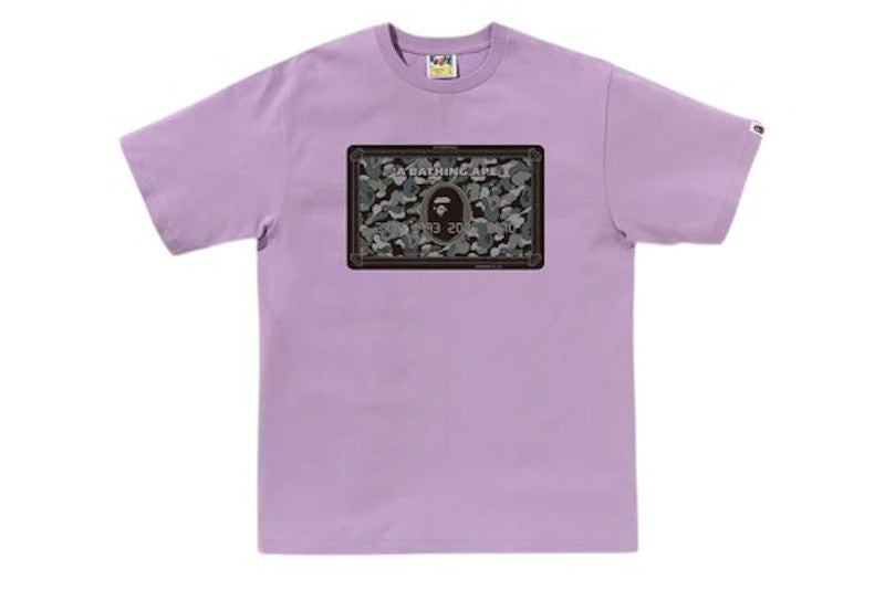 BAPE Card Tee Purple/Black
