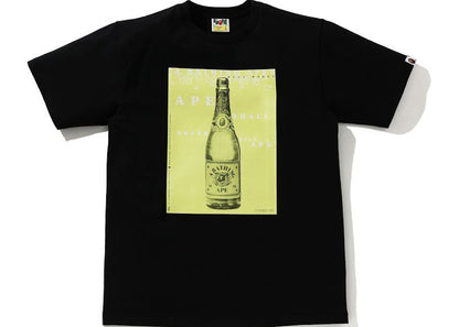 BAPE Champagne Tee Black