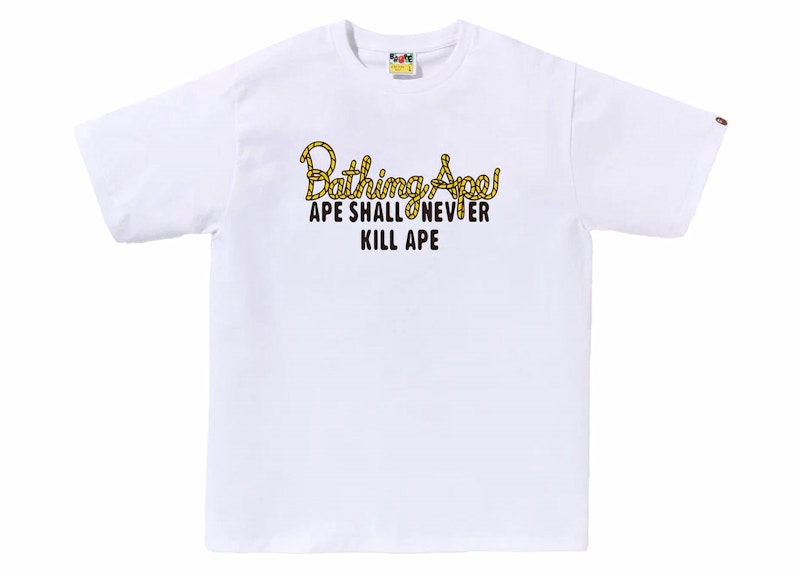 BAPE Champion Logo Tee White