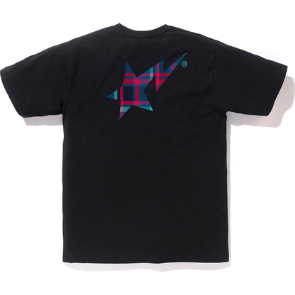 BAPE Check Bapesta Tee Black/Navy