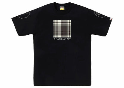 BAPE Check Box Tee Black