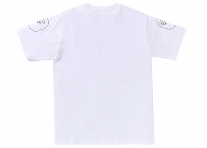 BAPE Check Box Tee White