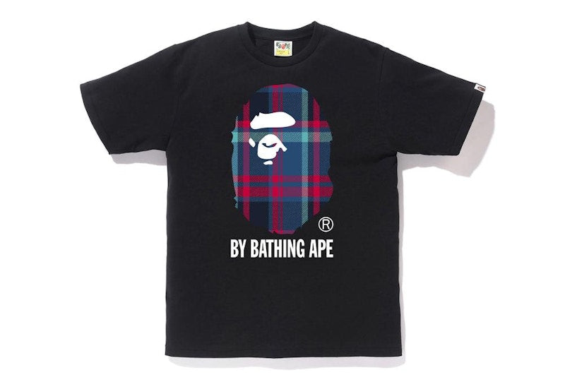 BAPE Check By Bathing Tee Black/Navy