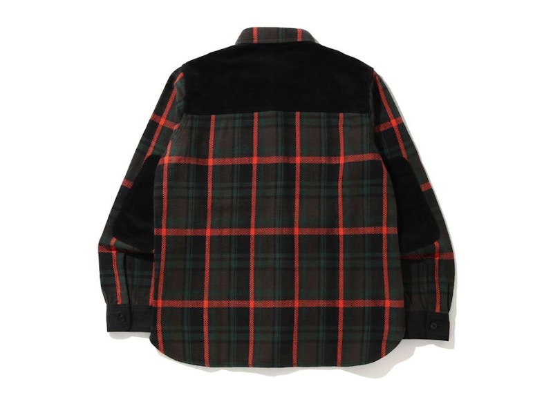 BAPE Check Flannel Shirt (FW20) Black