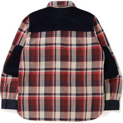 BAPE Check Flannel Shirt (FW20) Red