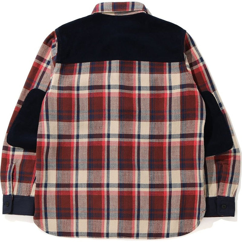 BAPE Check Flannel Shirt (FW20) Red