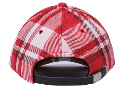 BAPE Check Gift Ape Head Cap Red