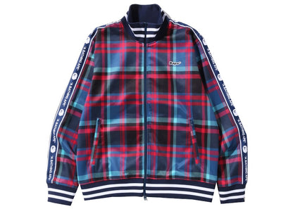 BAPE Check Jersey Top Navy
