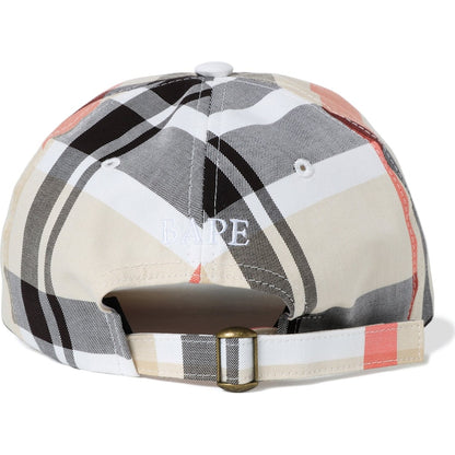 BAPE Check Panel Cap Beige