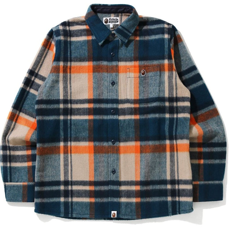 BAPE Check Shirt Beige