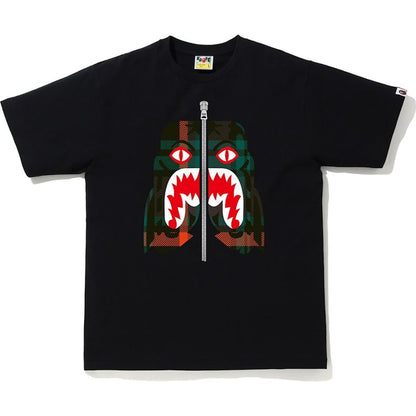 BAPE Check Tiger Tee Black/Green