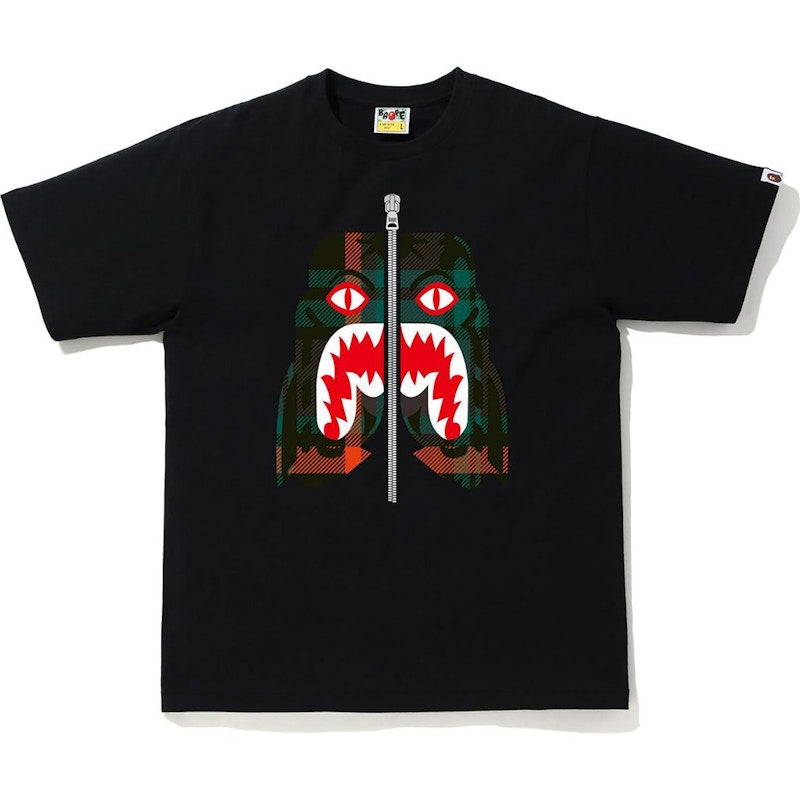 BAPE Check Tiger Tee Black/Green