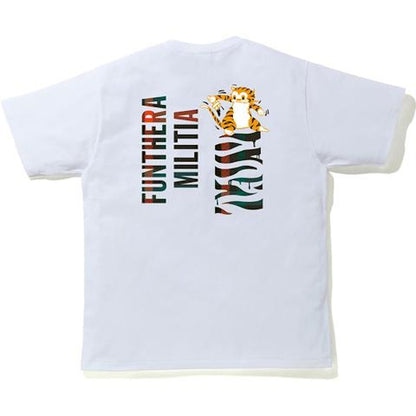 BAPE Check Tiger Tee White/Green