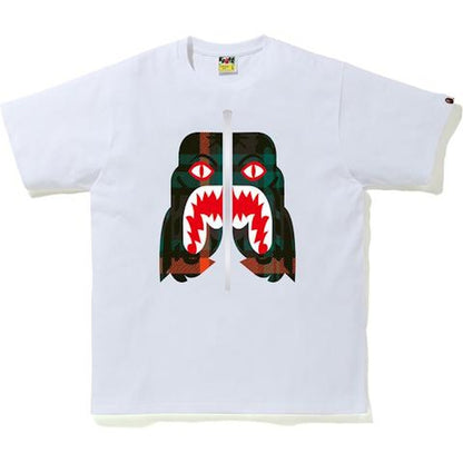 BAPE Check Tiger Tee White/Green