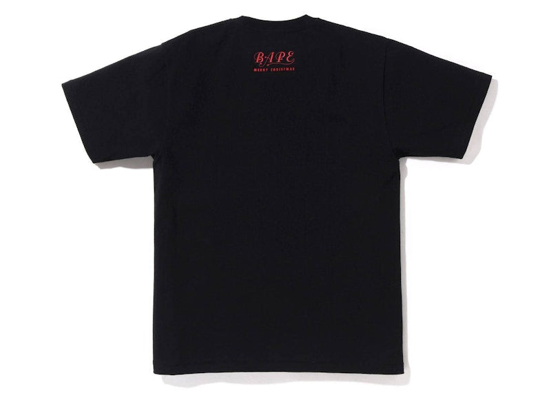 BAPE Christmas Ape Head Tee (FW22) Black