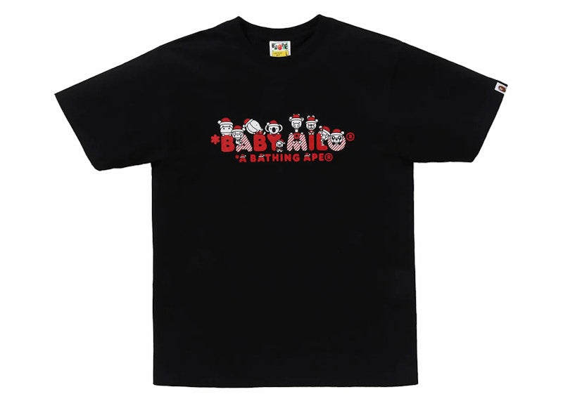 BAPE Christmas Baby Milo Tee Black