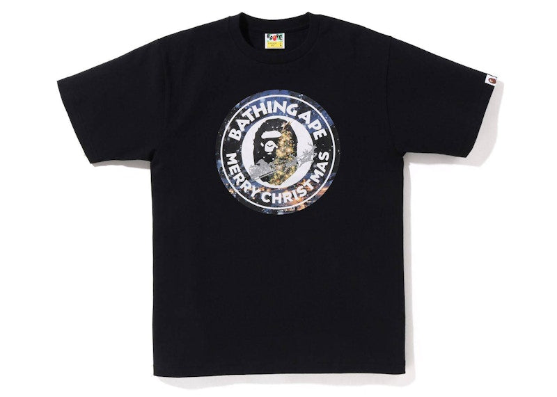 BAPE Christmas Busy Works Tee (FW22) Black