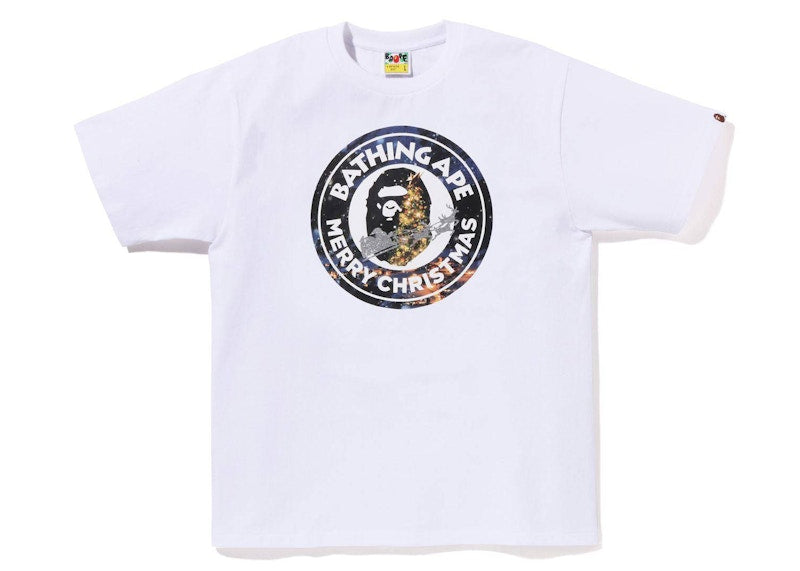 BAPE Christmas Busy Works Tee (FW22) White